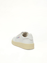 Medalist Low Sneakers in White/White Top View | AUTRY
