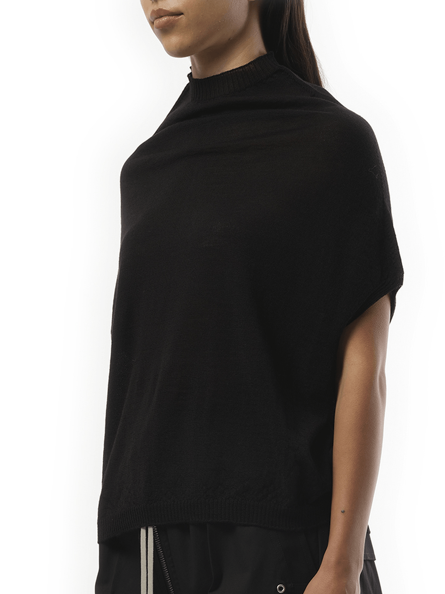 Rick Owens Sleeveless Crater in Black