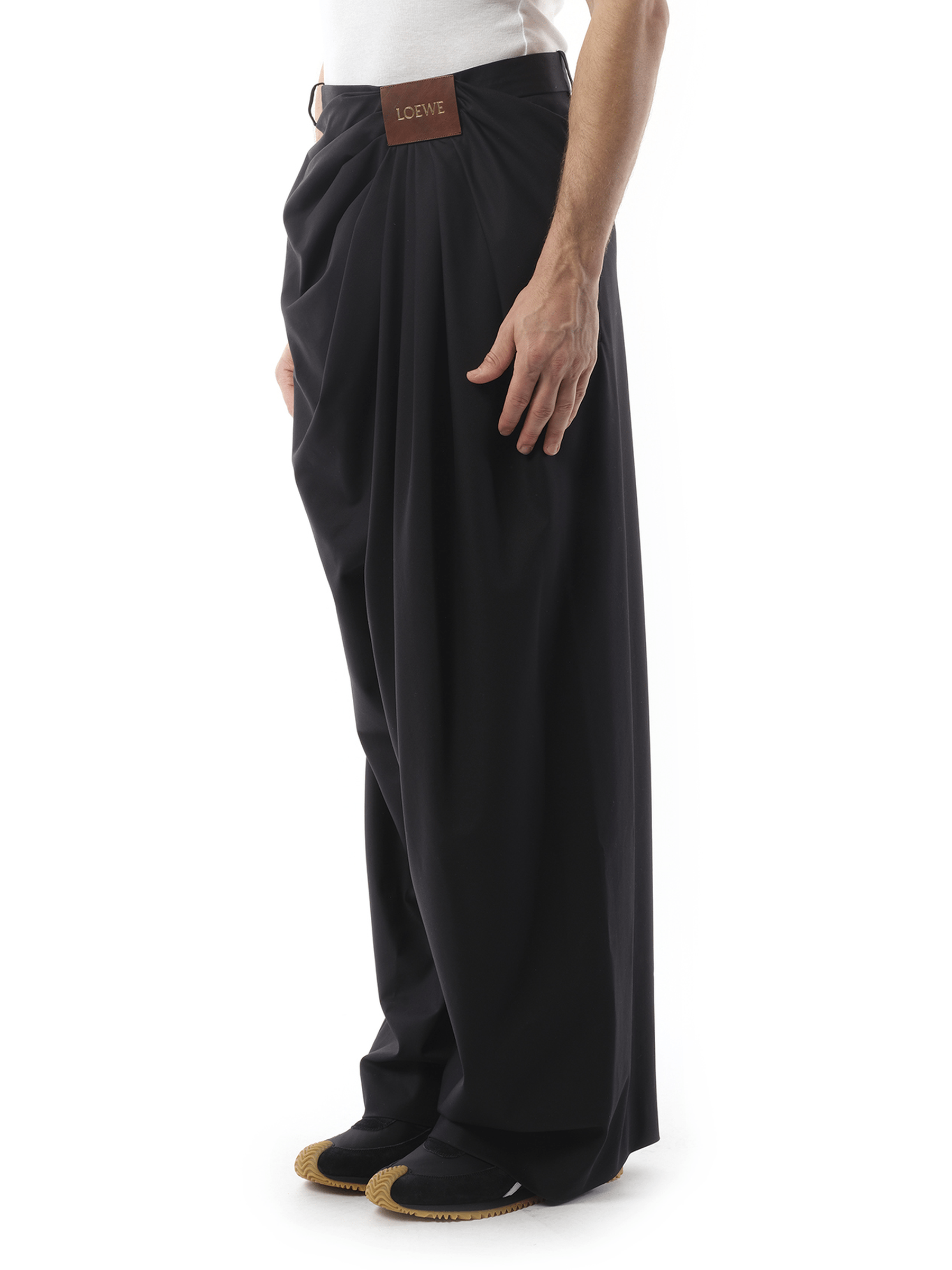 Loewe Draped Trouser in Black
