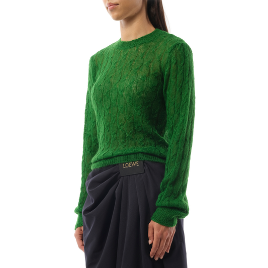 Knit Sweater in Green