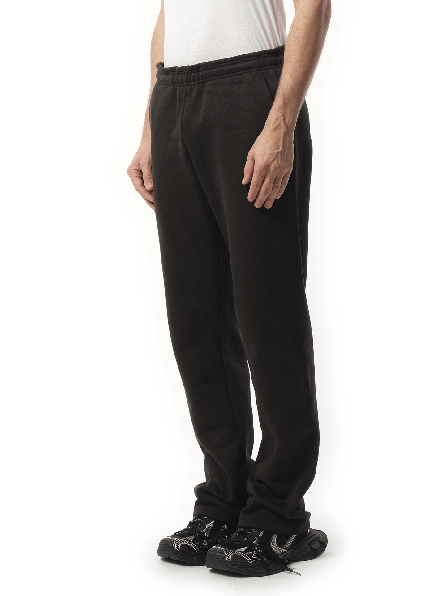 Entire Studios Straight-Leg Sweatpants in Soot