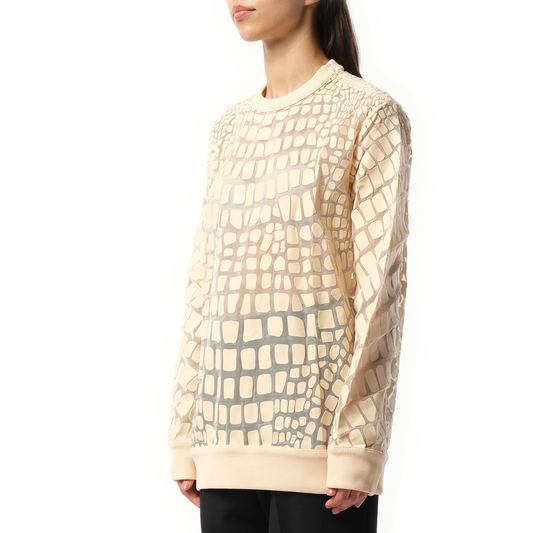 Sweatshirt in Powder