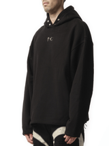 Thug Club Color Emblem Hoodie in Black