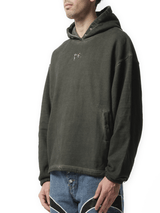 Thug Club Color Emblem Hoodie in Khaki