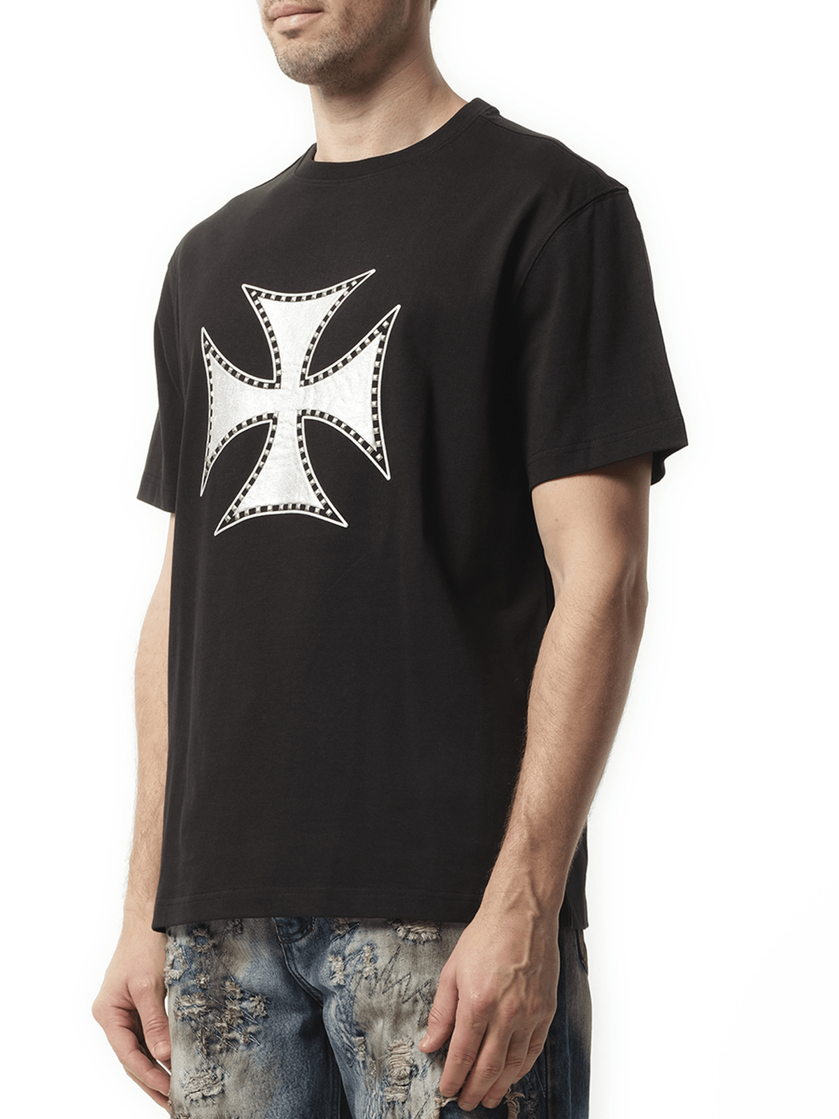 Thug Club Chopper Icon T-Shirt in Black