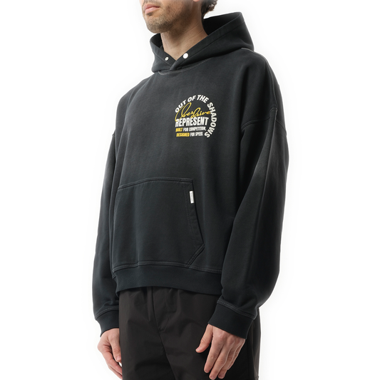 Out Of The Shadows Hoodie in Stained Black