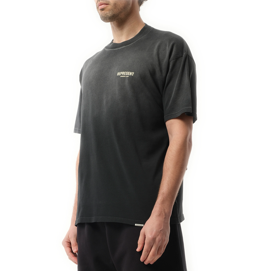 Represent Owners Club T-Shirt in Aged Black
