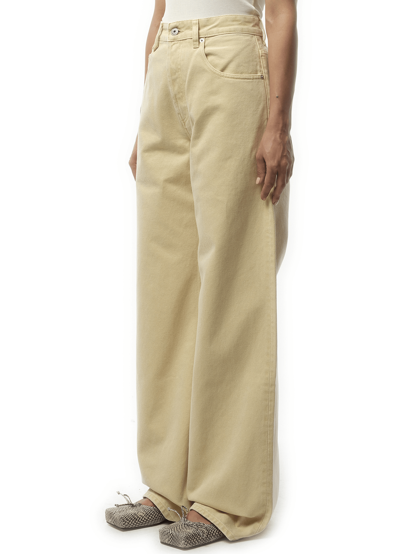 Jacquemus Le Denimes Large in Light Beige