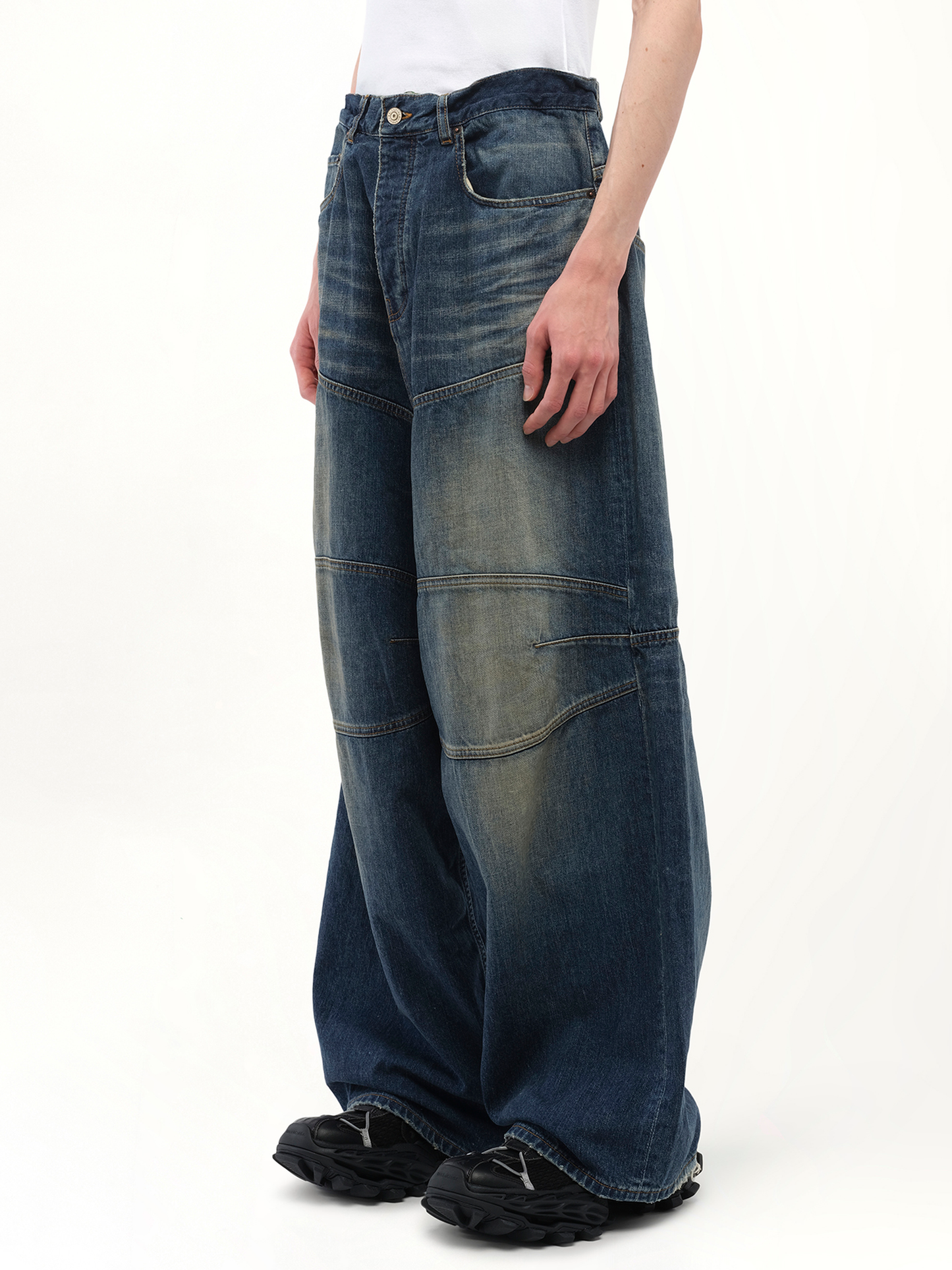 Balenciaga Baggy Denim Pants in Whisker