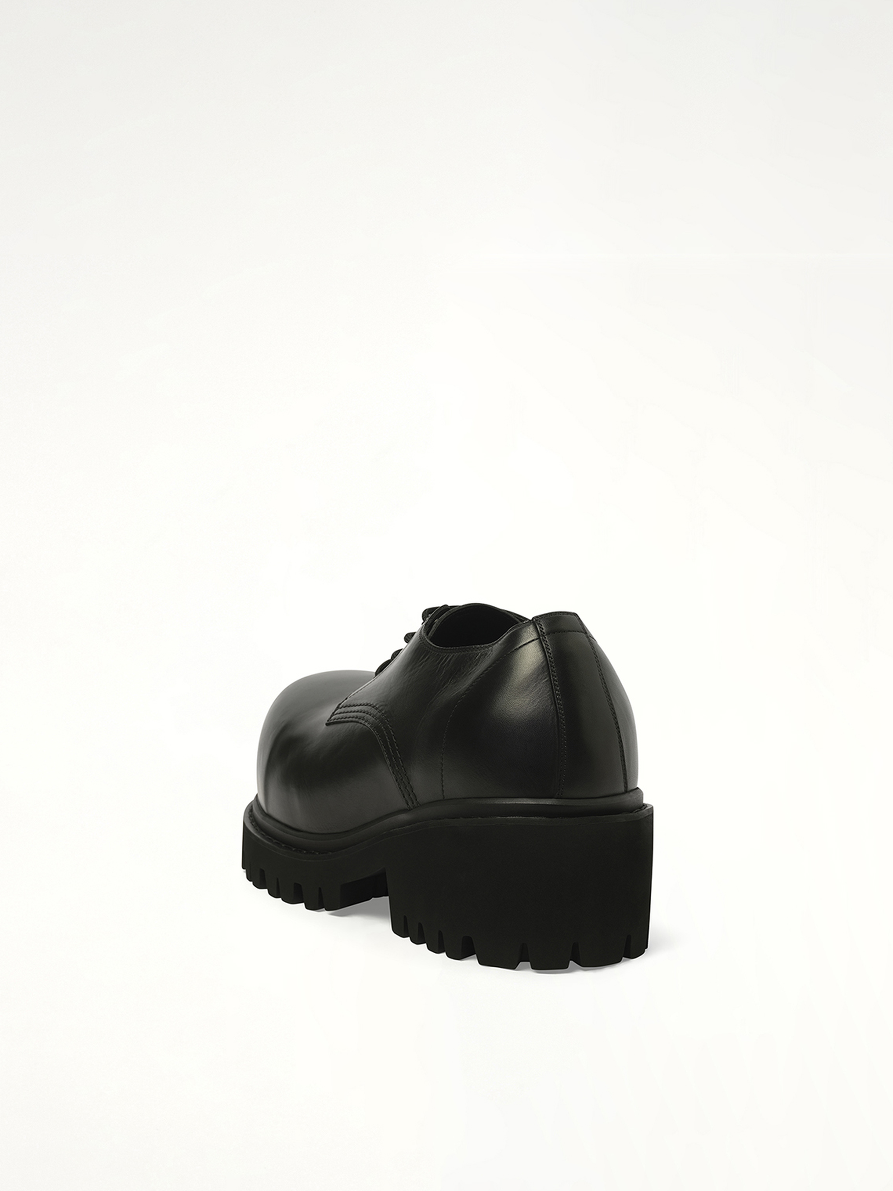 Stomper Derbie BB in Black Back View | BALENCIAGA