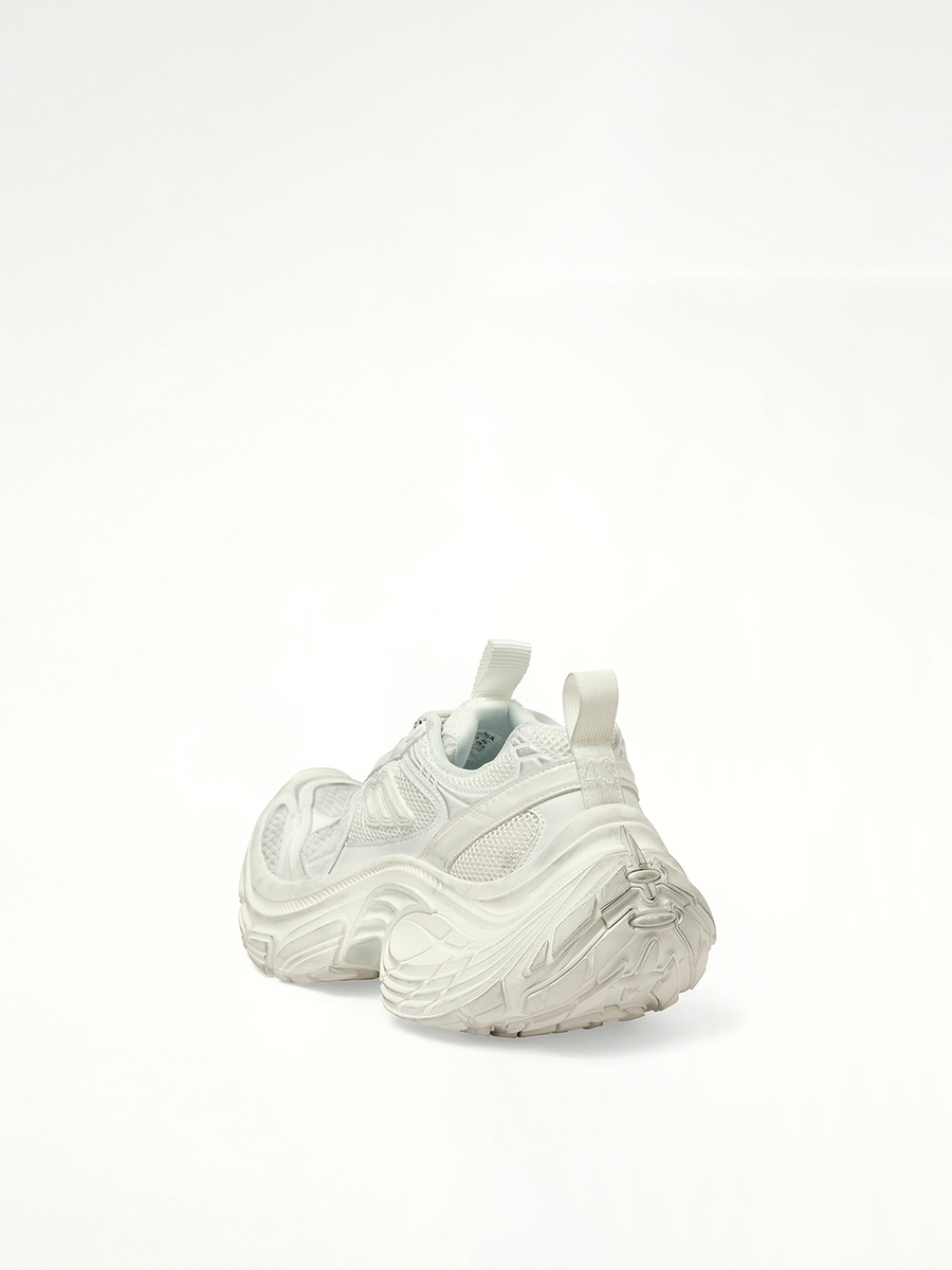 6XL Sneaker in White Back View | BALENCIAGA