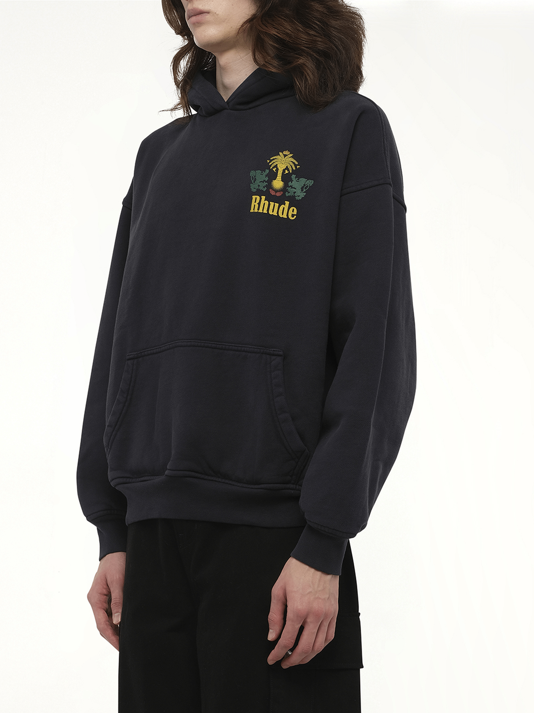 Rhude Rhude Tabaco Hoodie in Vintage Black