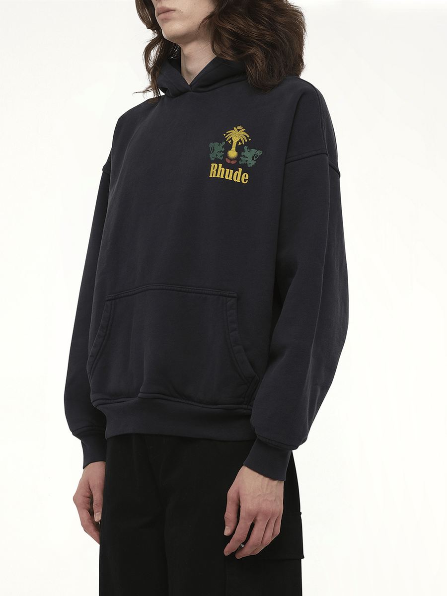 Rhude Rhude Tabaco Hoodie in Vintage Black