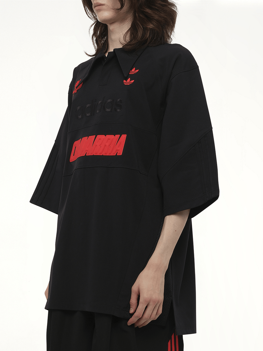 Willy Chavarria Adidas X Chavarria Polo in Black