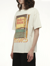 Rhude Hotel Di Monaco T-Shirt in Vintage White