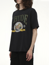 Rhude Monaco Regatta T-Shirt in Vintage Black