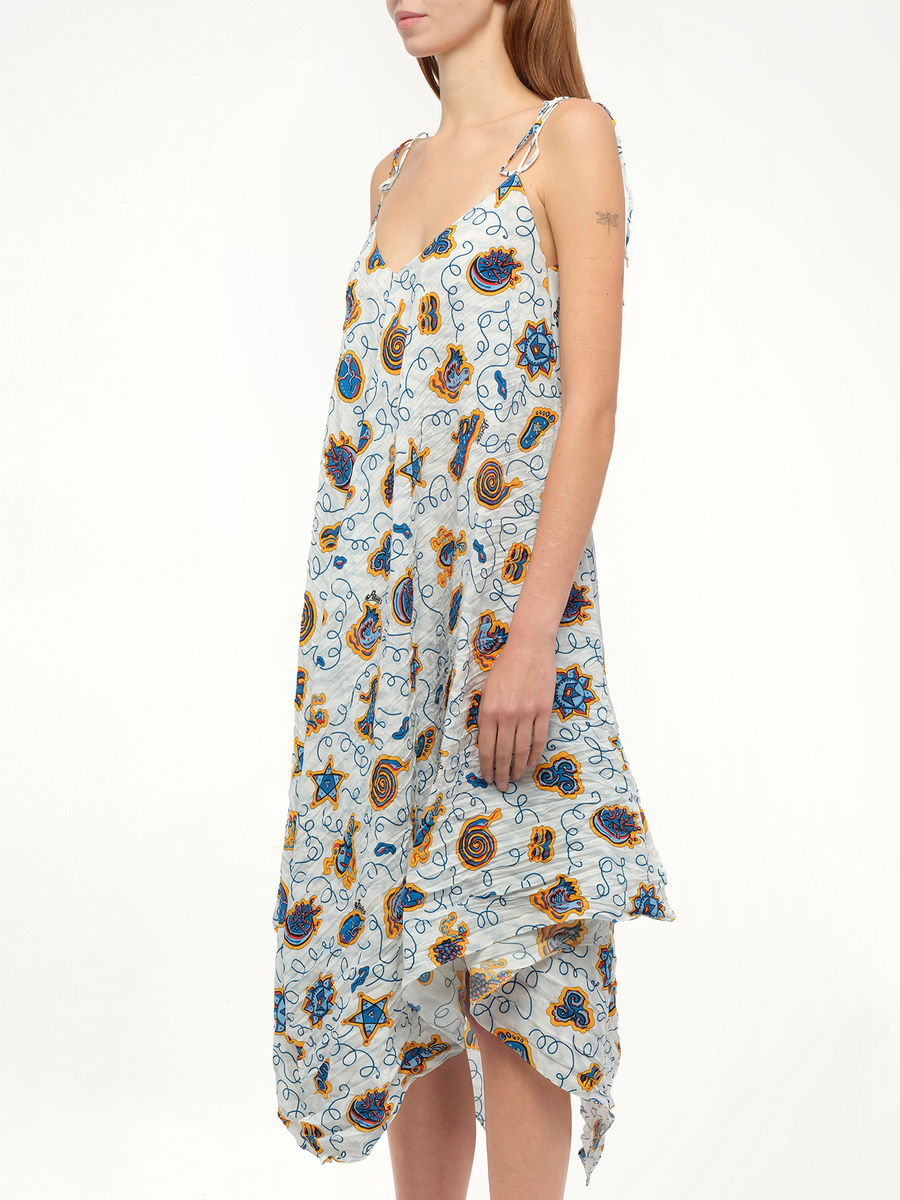 Loewe x Paula Prt Strappy Dress in White