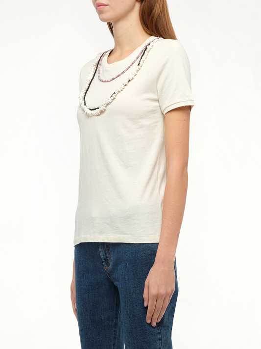 Loewe x Paula T-Shirt Necklaces in Calico