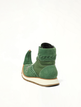 Dinosaur Sneaker Hi in Green Back View | LOEWE