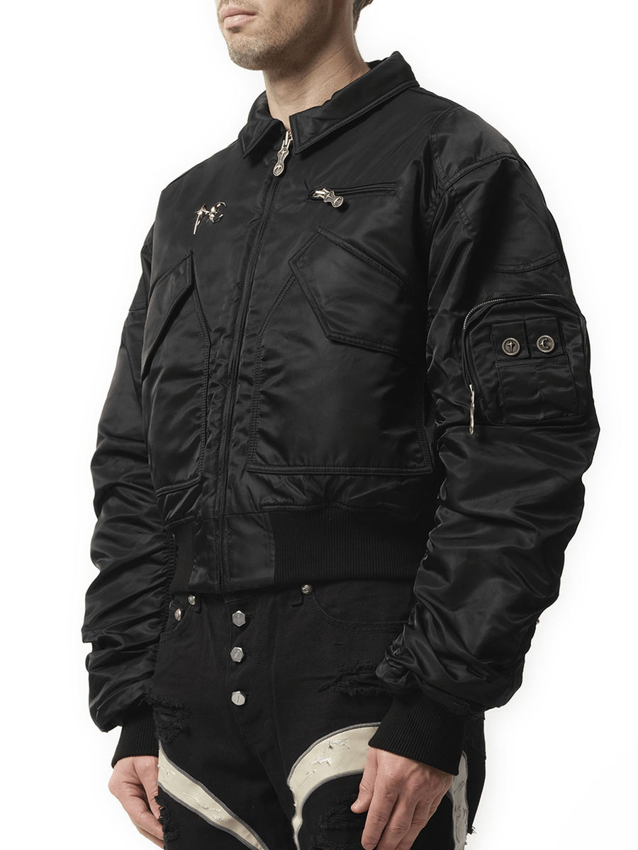 Thug Club a bird wants to fly high Jacket in Black