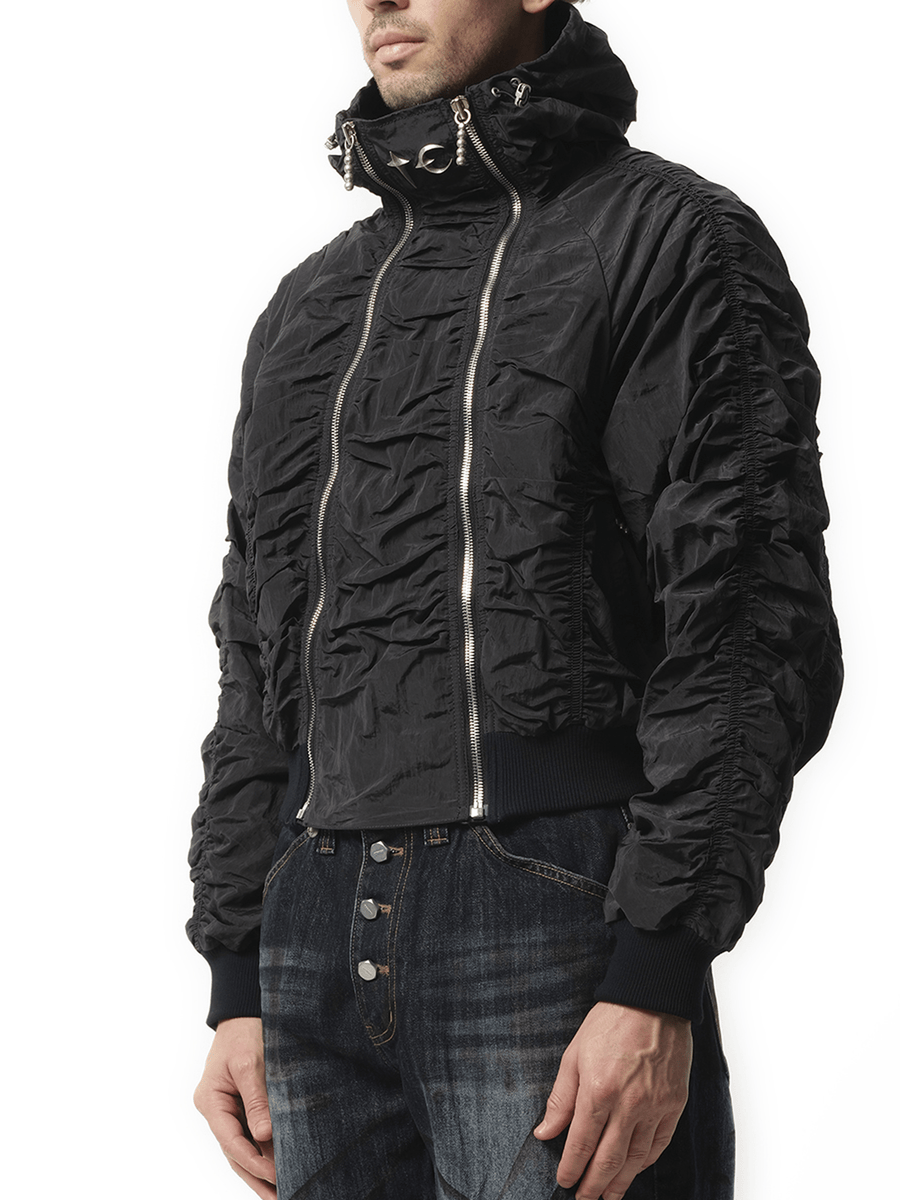 Thug Club Scarred Double Flying Bio Jacket in Black