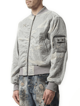 Thug Club Clouded Tango Charlie Bomber in Multicolour