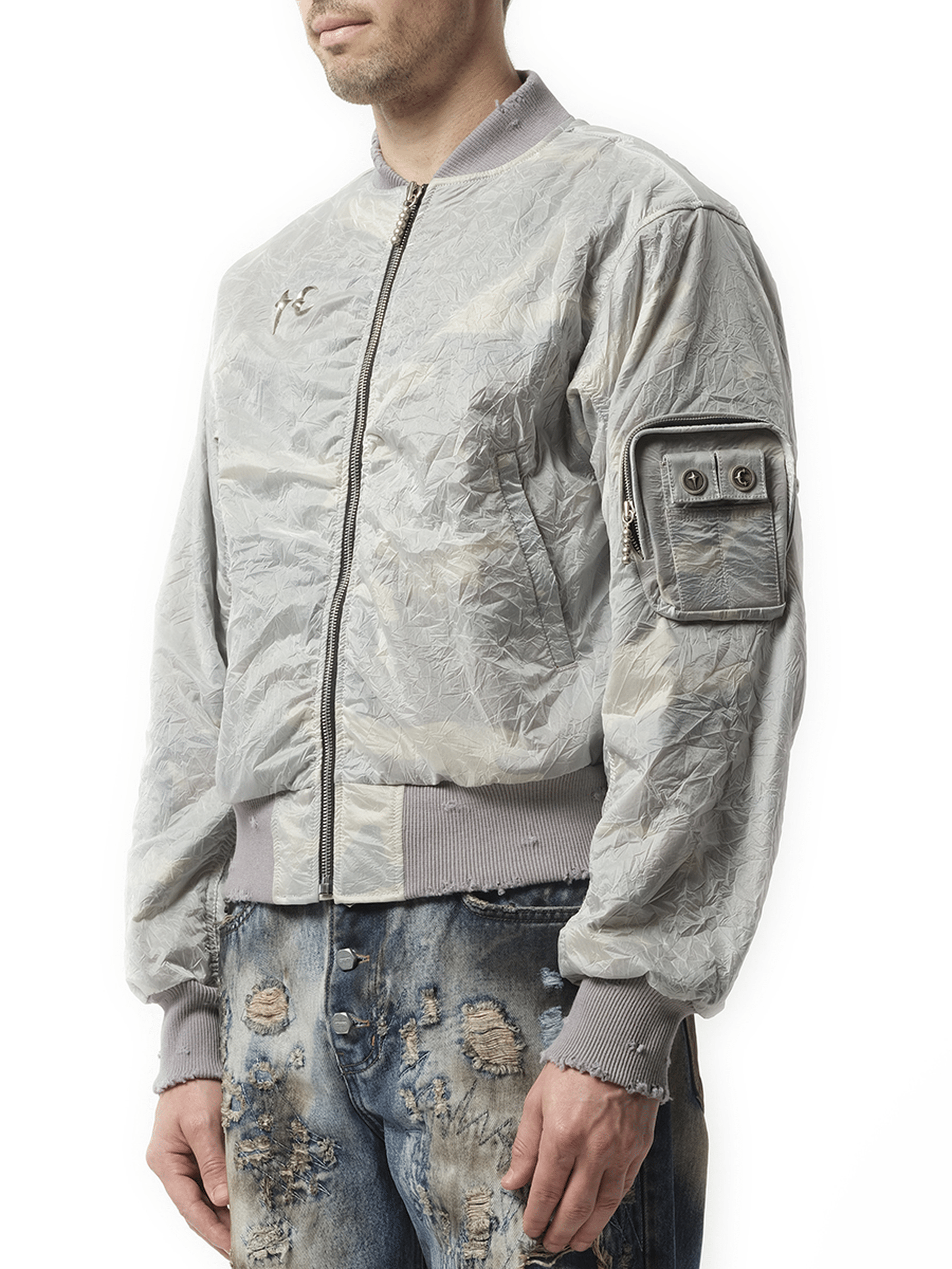Thug Club Clouded Tango Charlie Bomber in Multicolour