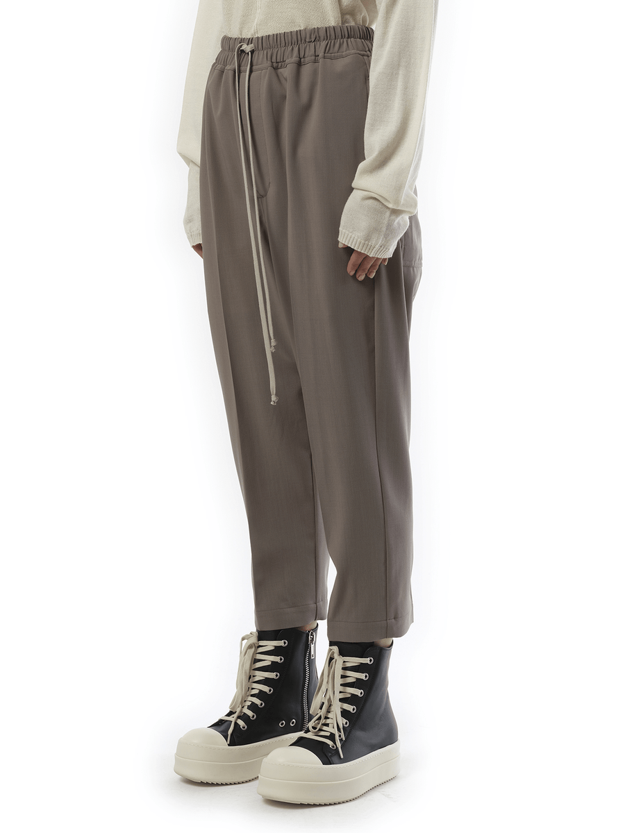 Rick Owens Drawstring Astaires Cropped in Dust