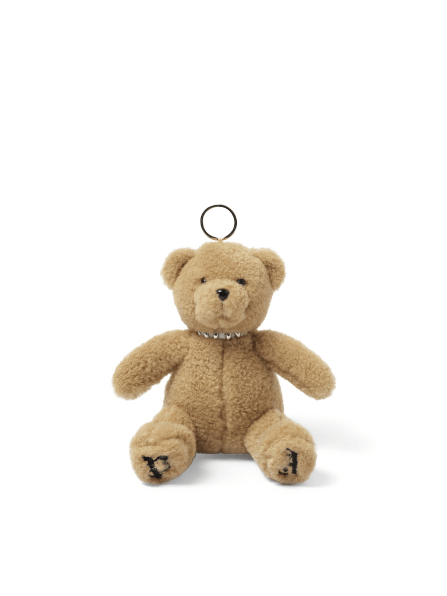Palm Angels Bear Peluche Keyring in Brown