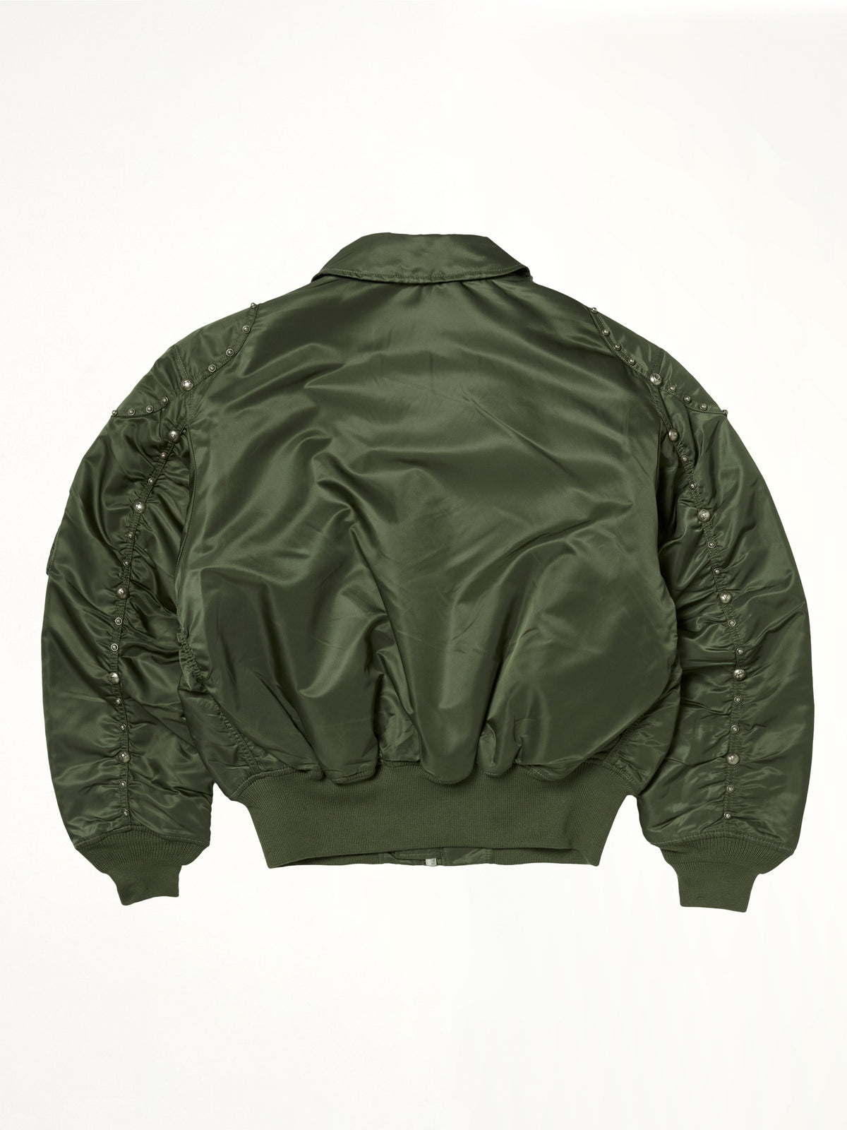 TC x Alpha Industries 봄버 재킷 (리벳 버전) 세이지