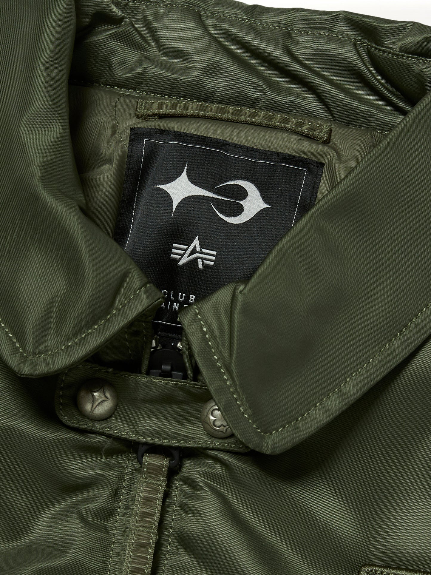 TC x Alpha Industries Bomber Jacket (Rivet Ver) in Sage