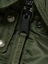 TC x Alpha Industries 봄버 재킷 (리벳 버전) 세이지