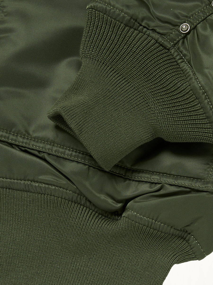 TC x Alpha Industries Bomber Jacket (Rivet Ver) in Sage