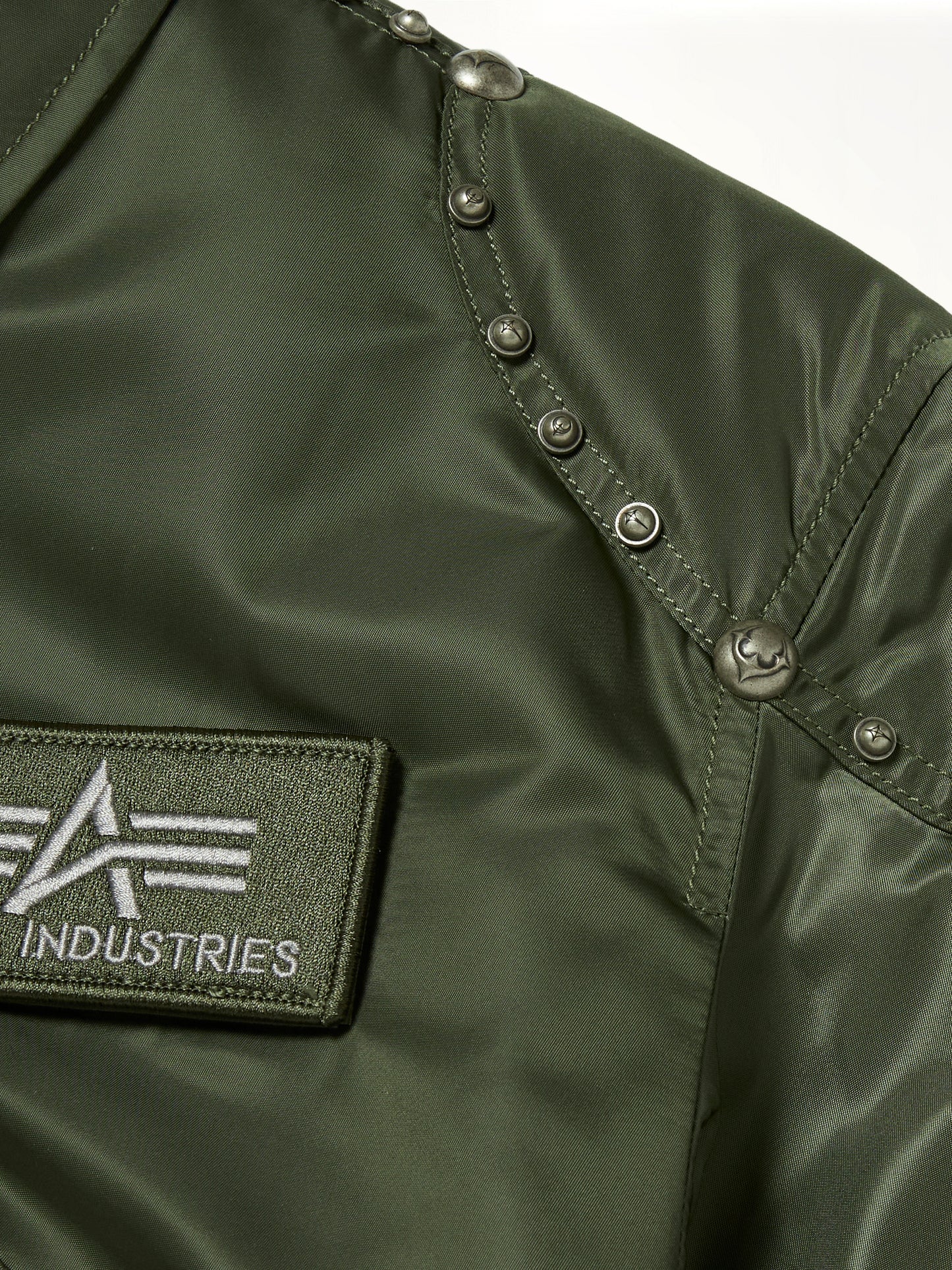TC x Alpha Industries Bomber Jacket (Rivet Ver) in Sage