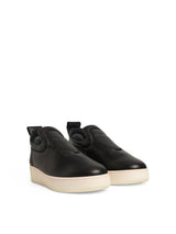 Pull On Sneaker 35 in Black Front View | CELINE