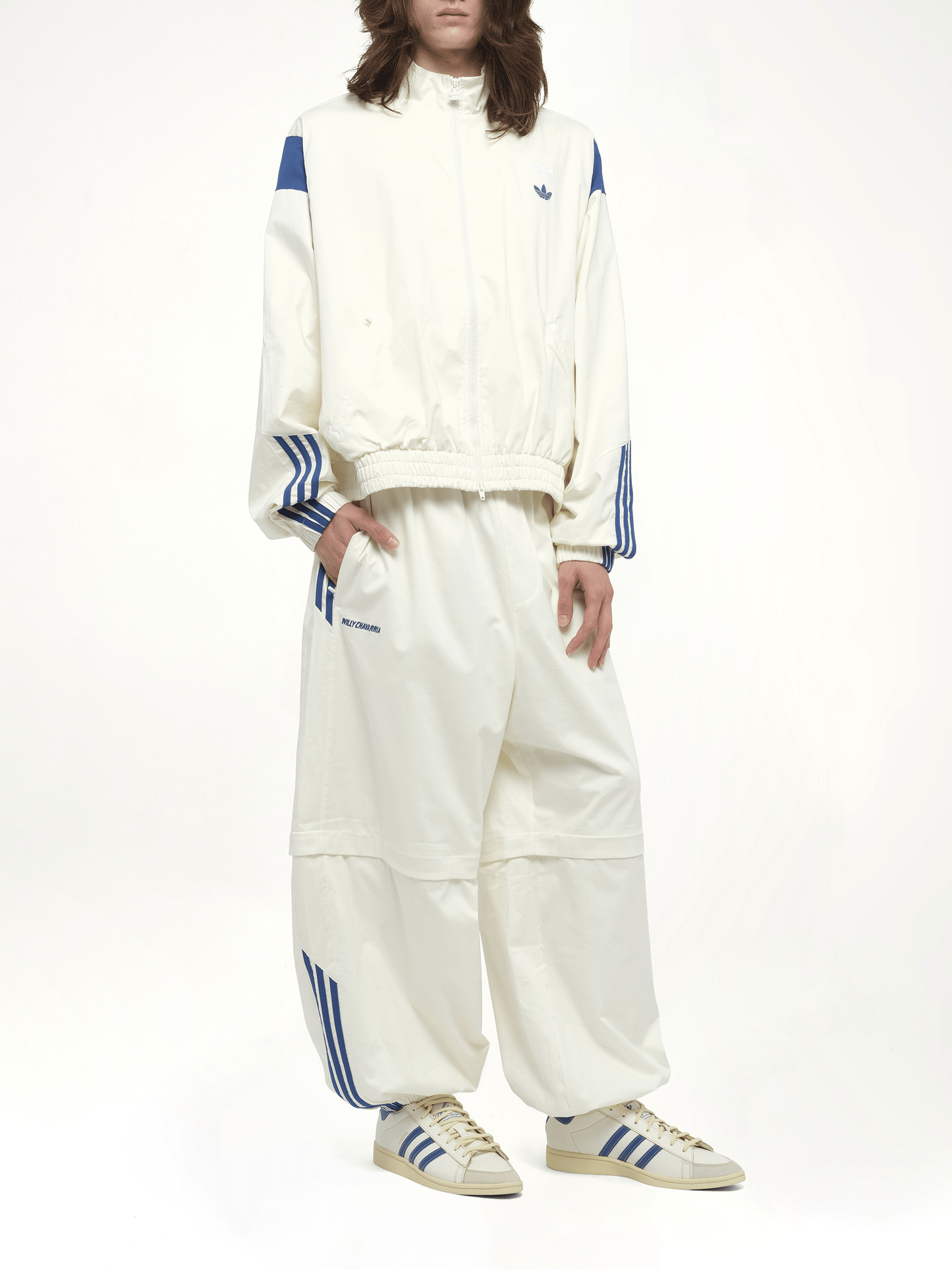 Adidas X Chavarria Poplin Track Top in Off White
