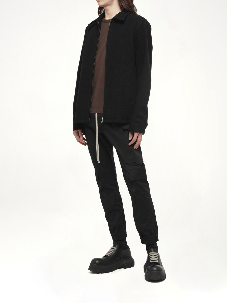 Wool Brad Jacket in Black