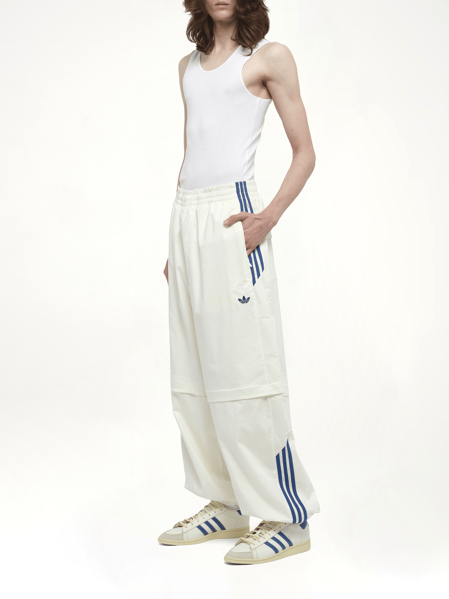 Adidas X Chavarria Poplin Track Pants in Offwhite