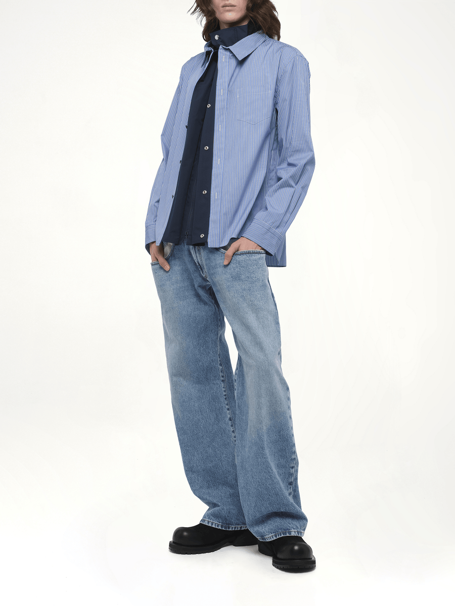 Poplin Shirt in Blue