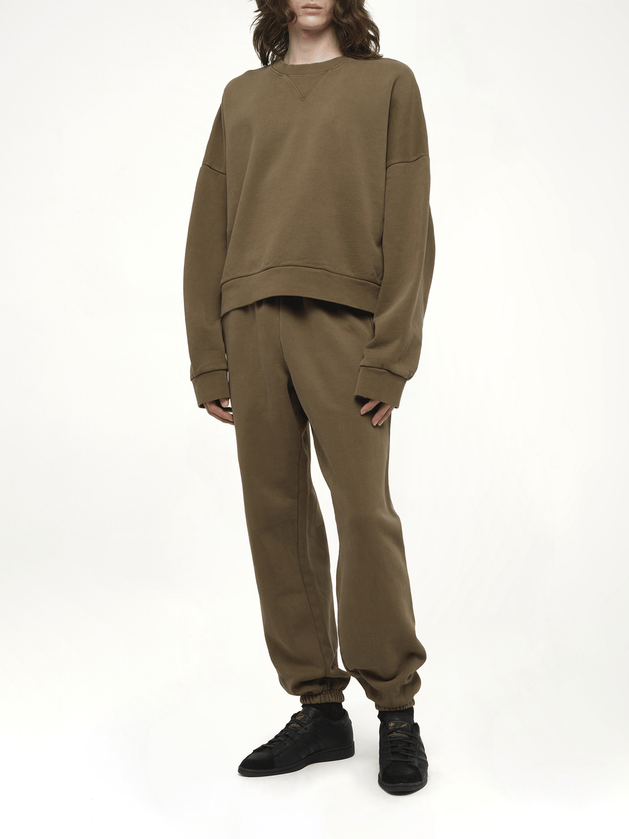 Box Sweatshirt in Military