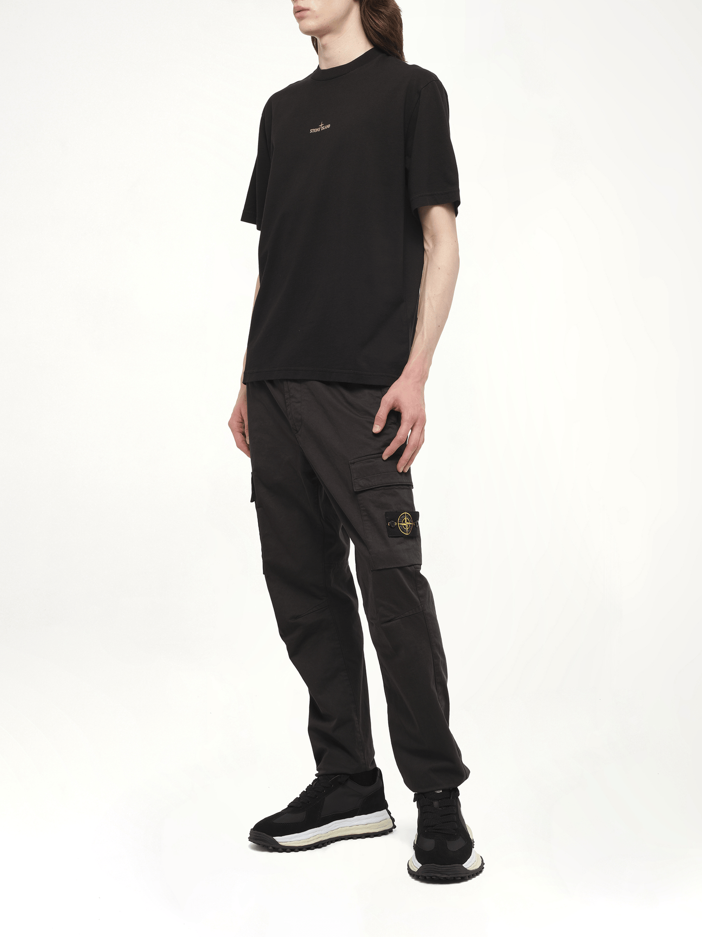 210003 Bleeding Numbers Compass S/S T-Shirt in Black