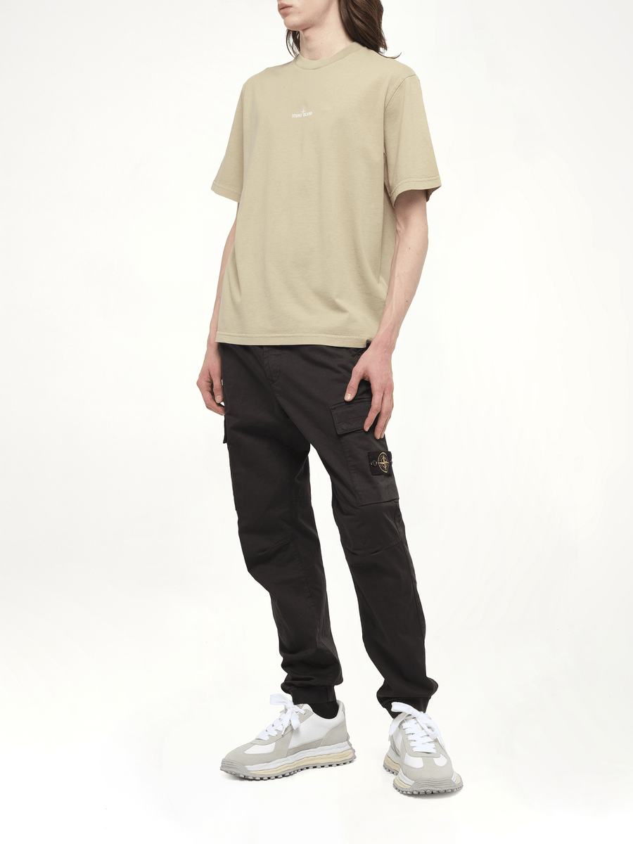210003 Industrial Print S/S T-Shirt in Desert