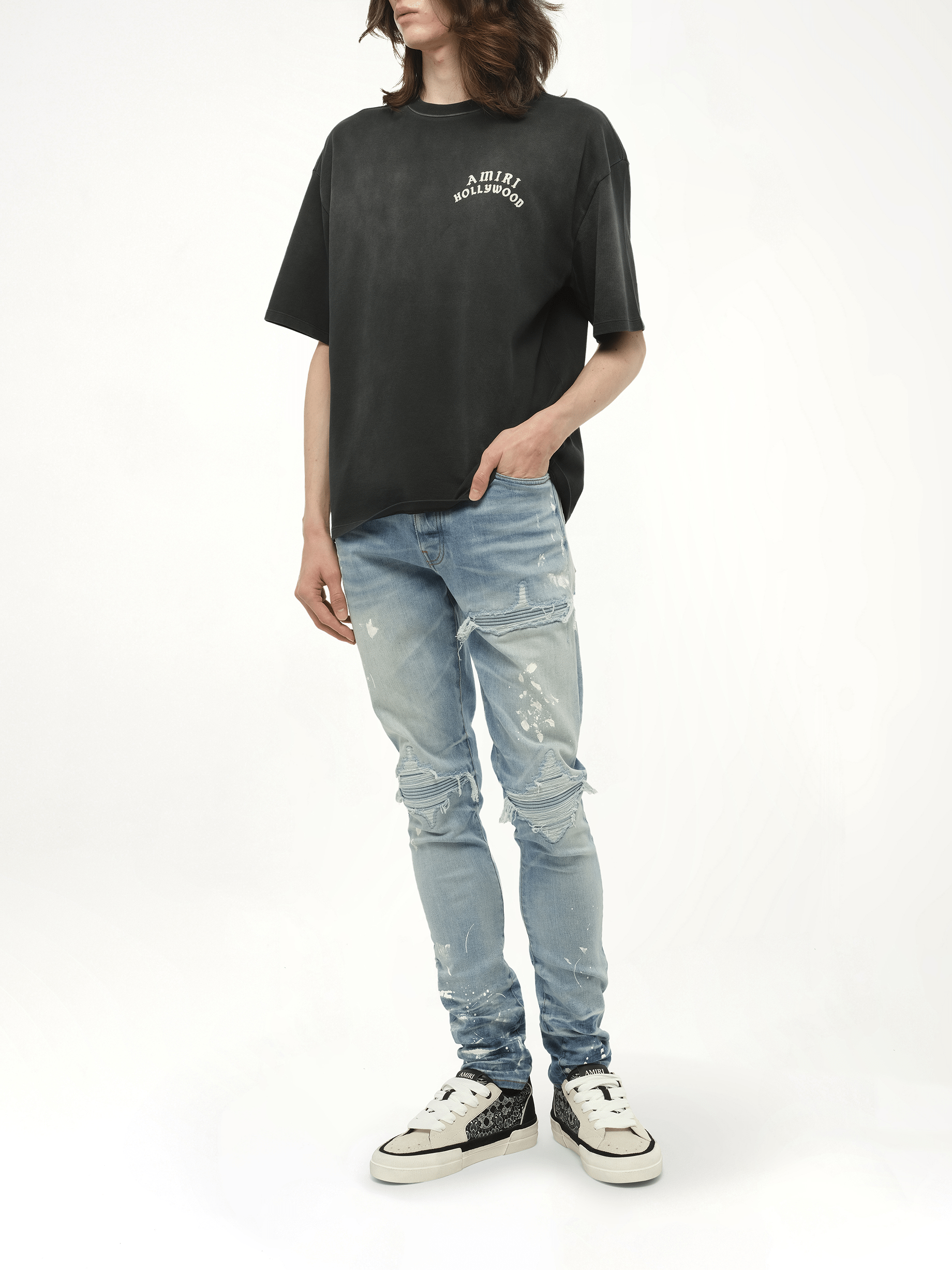 Amiri Hollywood T-Shirt in Black