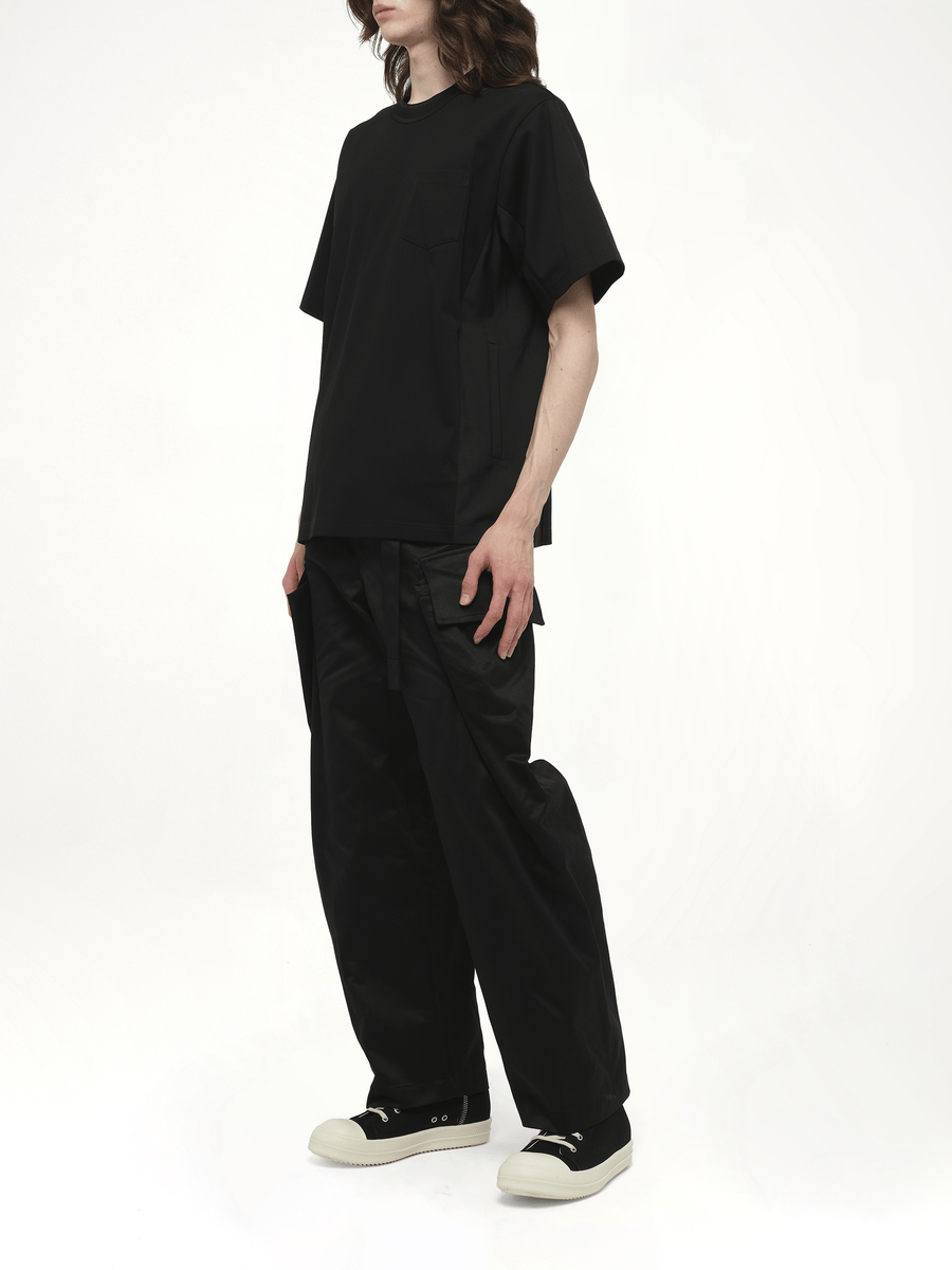 Suiting x Cotton Jersey T-Shirt in Black