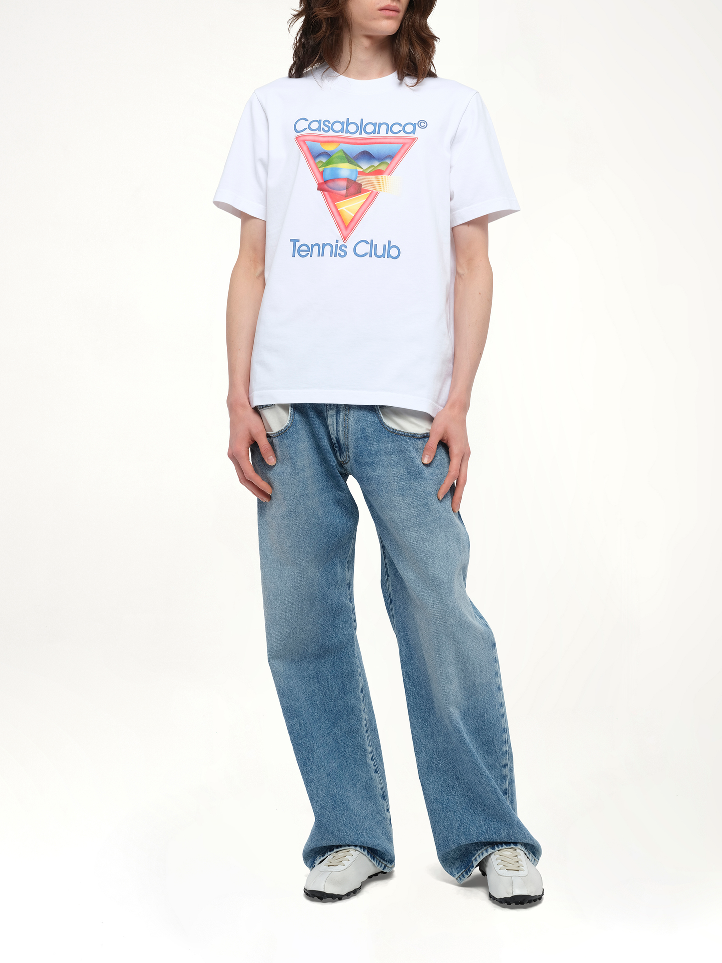 Tennis Club Icon T-Shirt in White