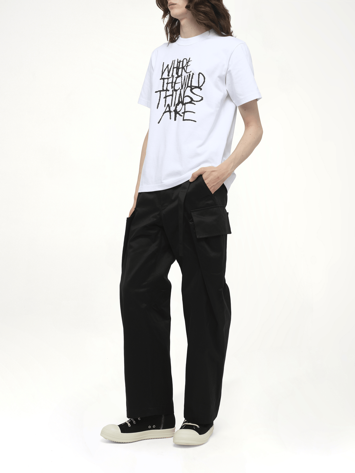 WHERE THE WILD THINGS ARE Logo T-Shirt in White