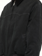 Workwear Jacket in Washed Black