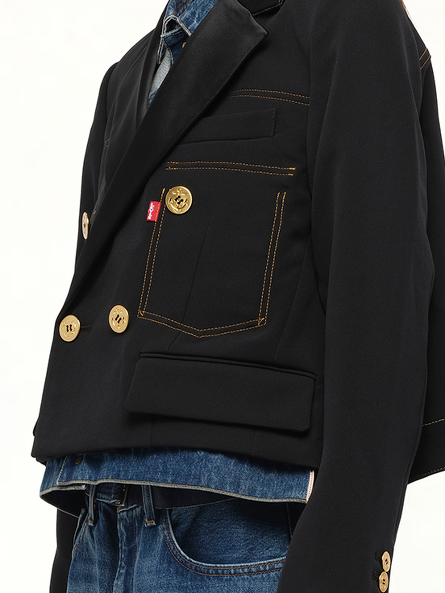 Levi's Denim x Matelasse Twill Jacket in Black