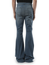 Rick Owens Drkshdw Bolan Bootcut in Washed Indigo