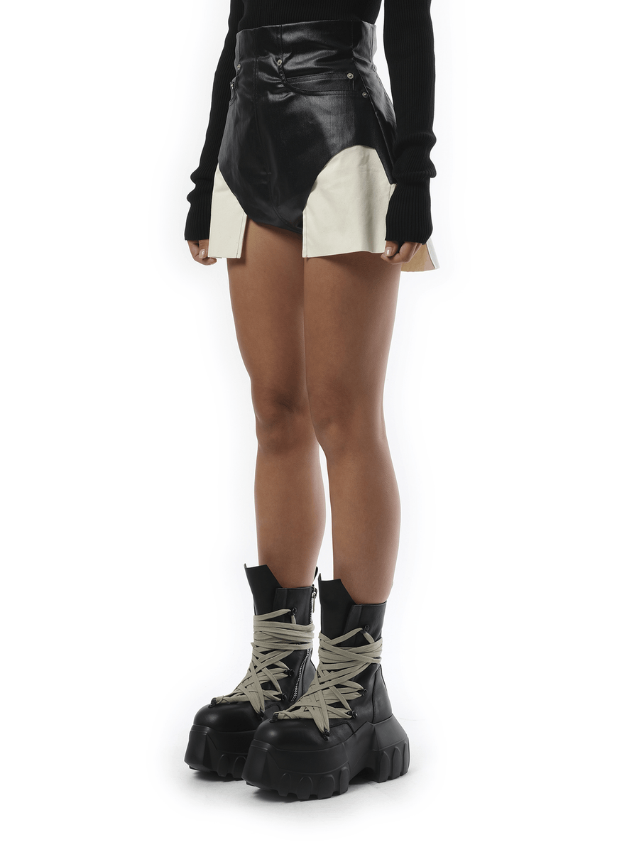 Rick Owens Dirt Cutoff Shorts in Black